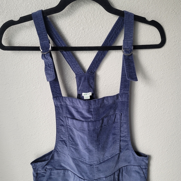 NWT Aerie Velvet Overalls Size XSmall In Blue - Picture 3 of 8